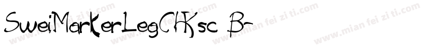 SweiMarkerLegCIKsc B字体转换